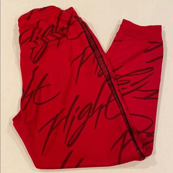 Jordan Mens Red Sweatpants - Picture 2 of 2